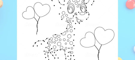 5x Pages! Animal dot to dot!
