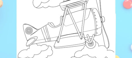 TRANSPORT MANIA! Free colouring in!