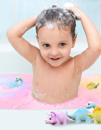 Dinosaur Bath Bomb With Toy Inside, Children's Dinosaur Bath Bomb, Dino Fizz