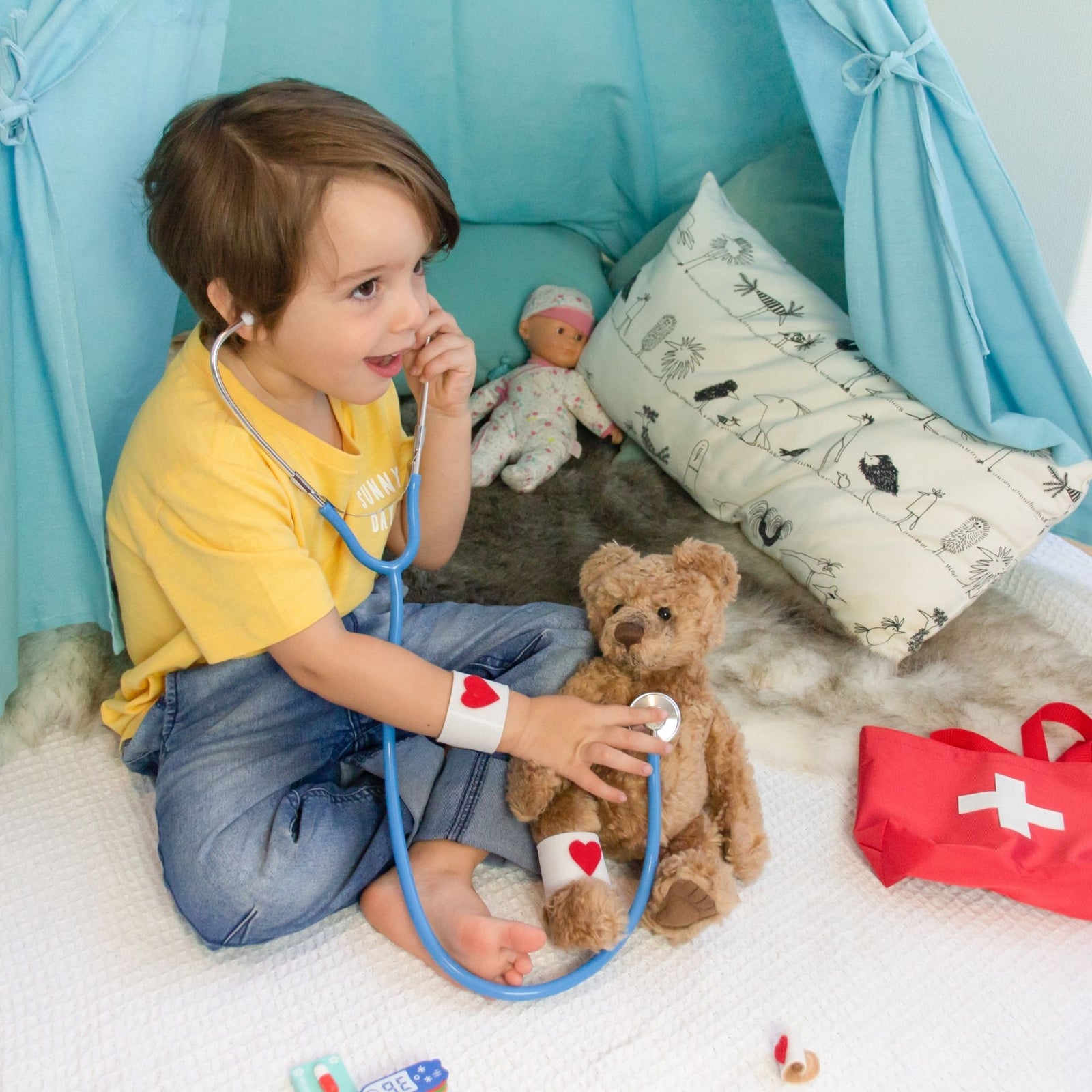 Doctor Kit for Kids, Toy Doctor Kit for toddlers 3-5