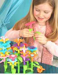 Flower Garden Building Toy, Build A Flower Garden Toddler Toy 110Pc