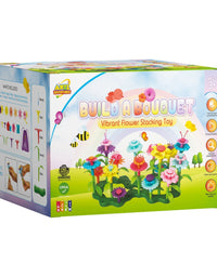 Flower Garden Building Toy, Build A Flower Garden Toddler Toy 110Pc