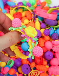 Pop Beads Jewelry Making Kit for Girls, Toy Jewelry