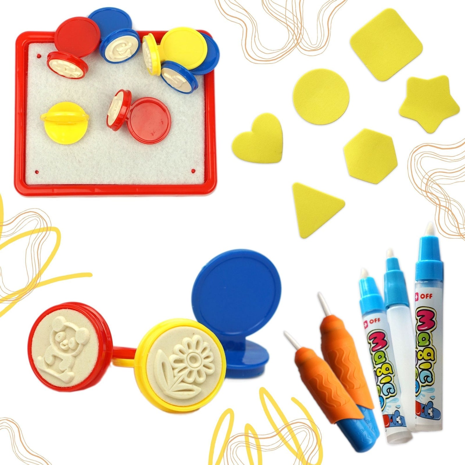 Water Doodle Mat for Toddlers, Preschooler Aqua Drawing Mat
