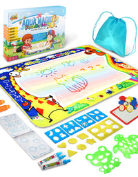 Water Doodle Mat for Toddlers, Preschooler Aqua Drawing Mat