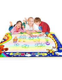 Water Doodle Mat for Toddlers, Preschooler Aqua Drawing Mat