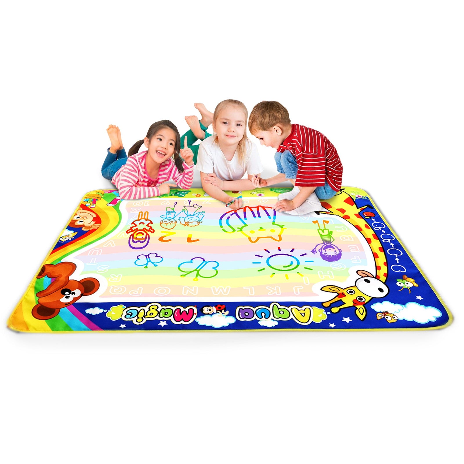 Water Doodle Mat for Toddlers, Preschooler Aqua Drawing Mat