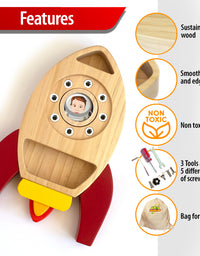 Montessori Screwdriver Board Set, Kids Busy Board Toy