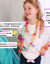Pop Beads Jewelry Making Kit for Girls, Toy Jewelry