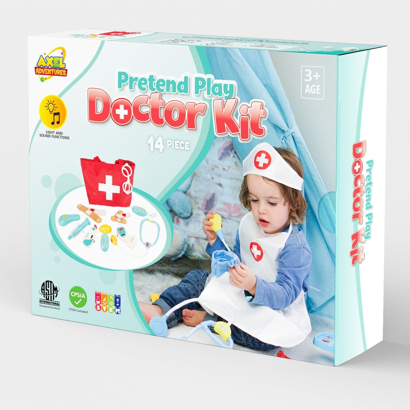 Doctor Kit for Kids, Toy Doctor Kit for toddlers 3-5