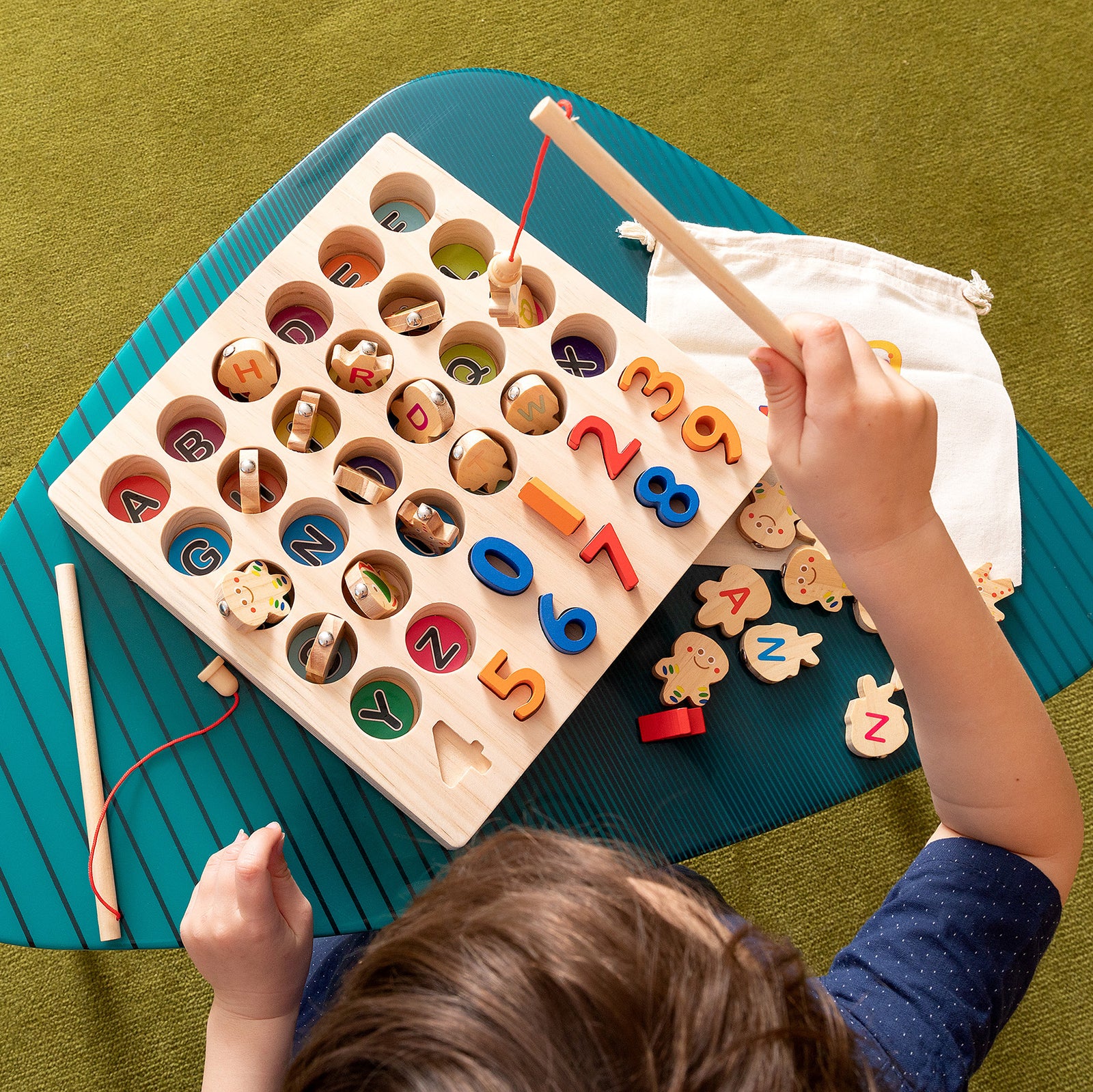 Magnetic Fishing Game, Preschool toy, Fishing Game