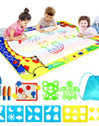 Water Doodle Mat for Toddlers, Preschooler Aqua Drawing Mat