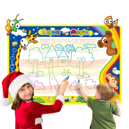 Water Doodle Mat for Toddlers, Preschooler Aqua Drawing Mat