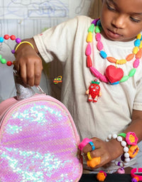 Snap Pop Beads Jewelry Making Kit for Girls, Toy Jewelry