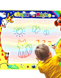 Water Doodle Mat for Toddlers, Preschooler Aqua Drawing Mat
