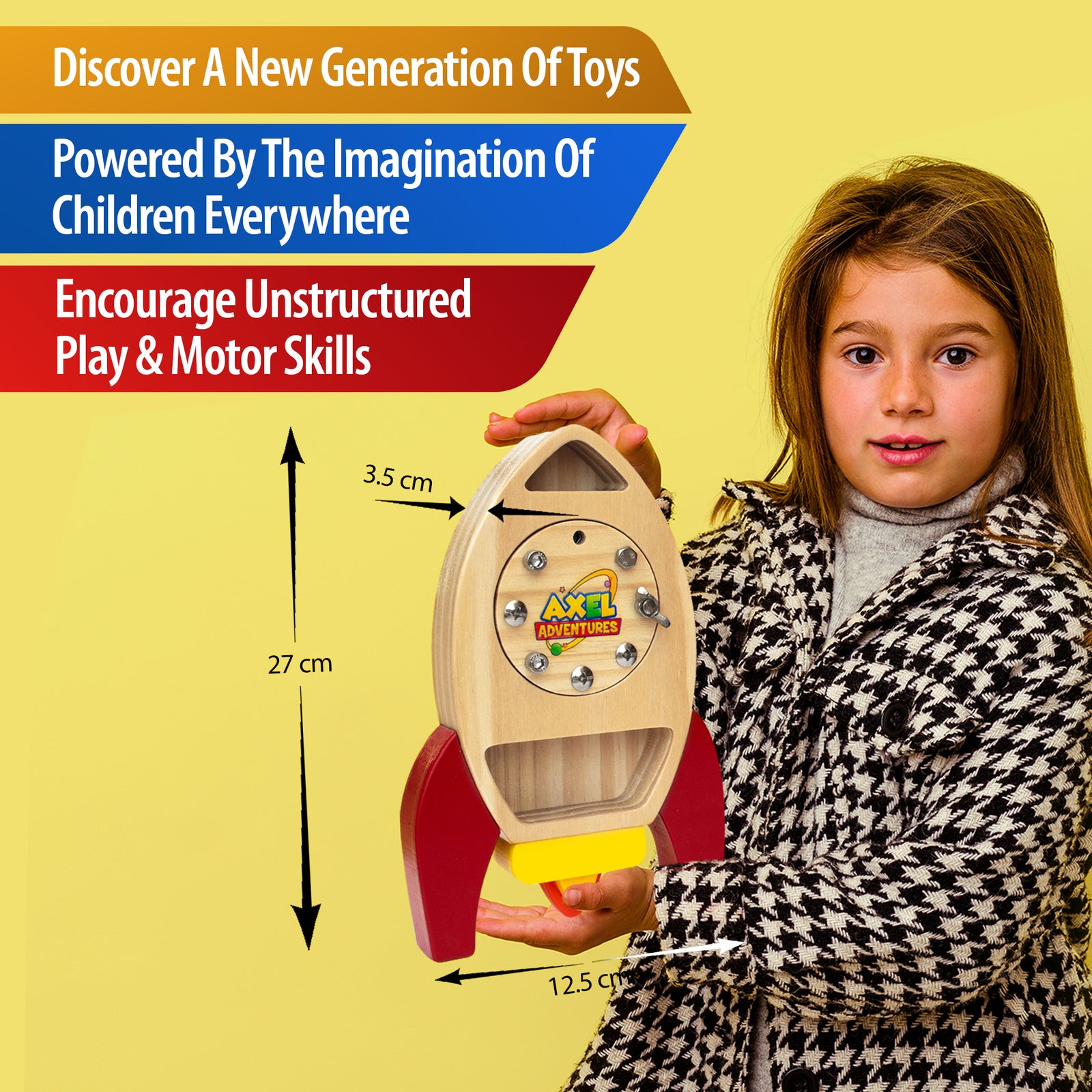 Montessori Screwdriver Board Set, Kids Busy Board Toy