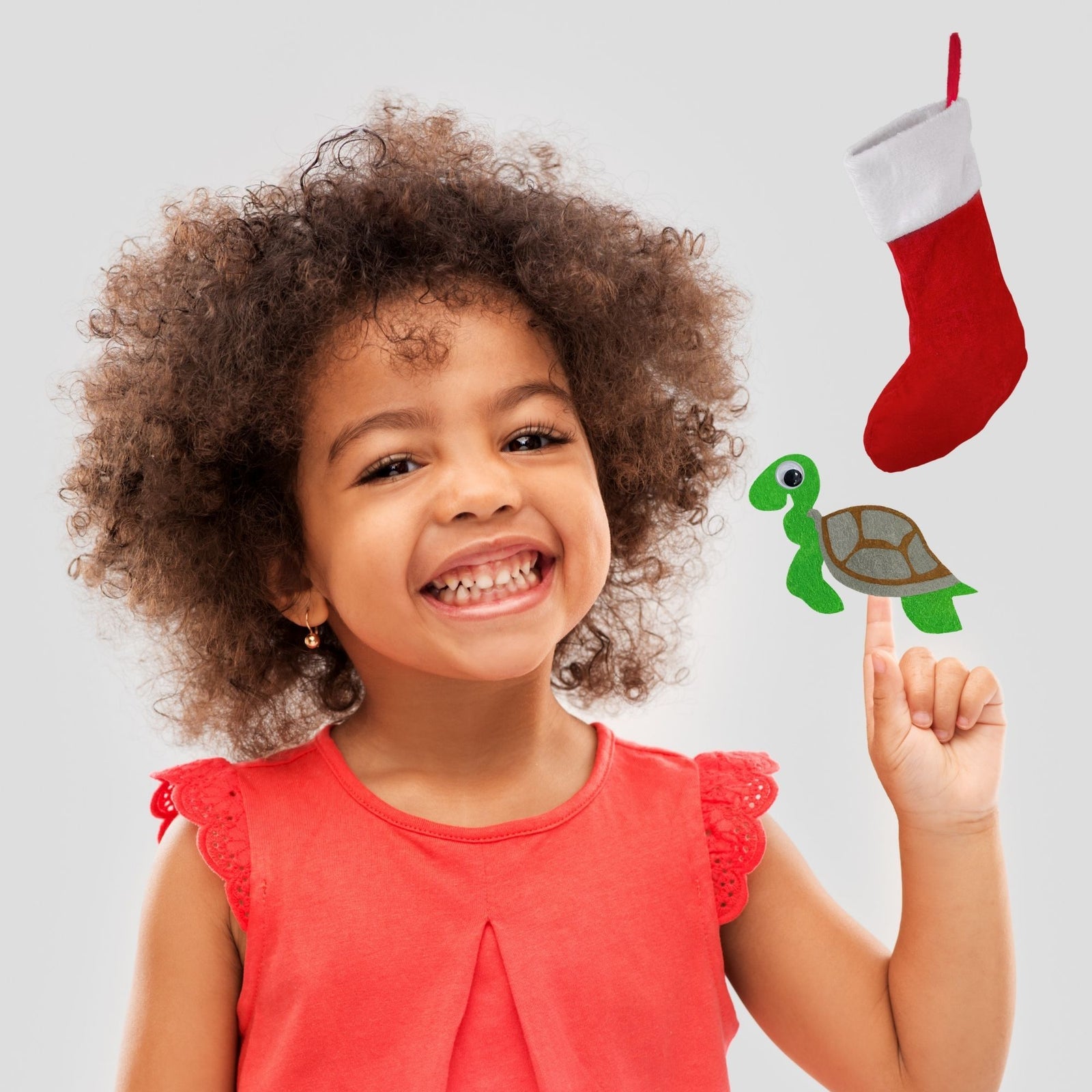 Kids Sewing Crafts for Kids , Easy Puppet Making Kit, Felt Crafts Childrens Simple Christmas Sewing Project