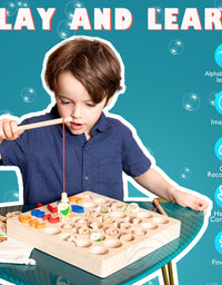 Magnetic Fishing Game, Preschool toy, Fishing Game