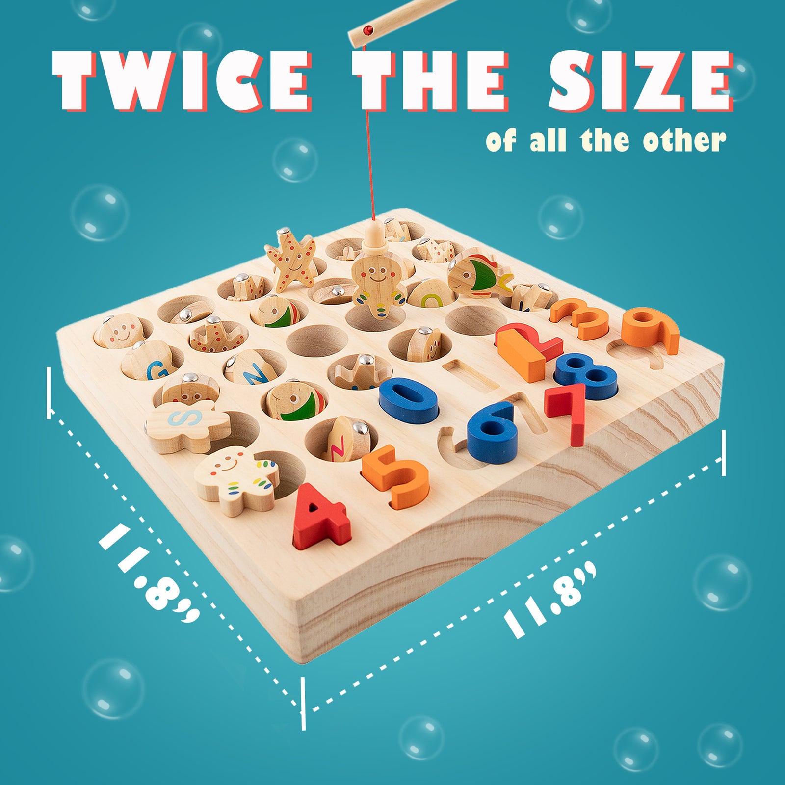 Magnetic Fishing Game, Preschool toy, Fishing Game