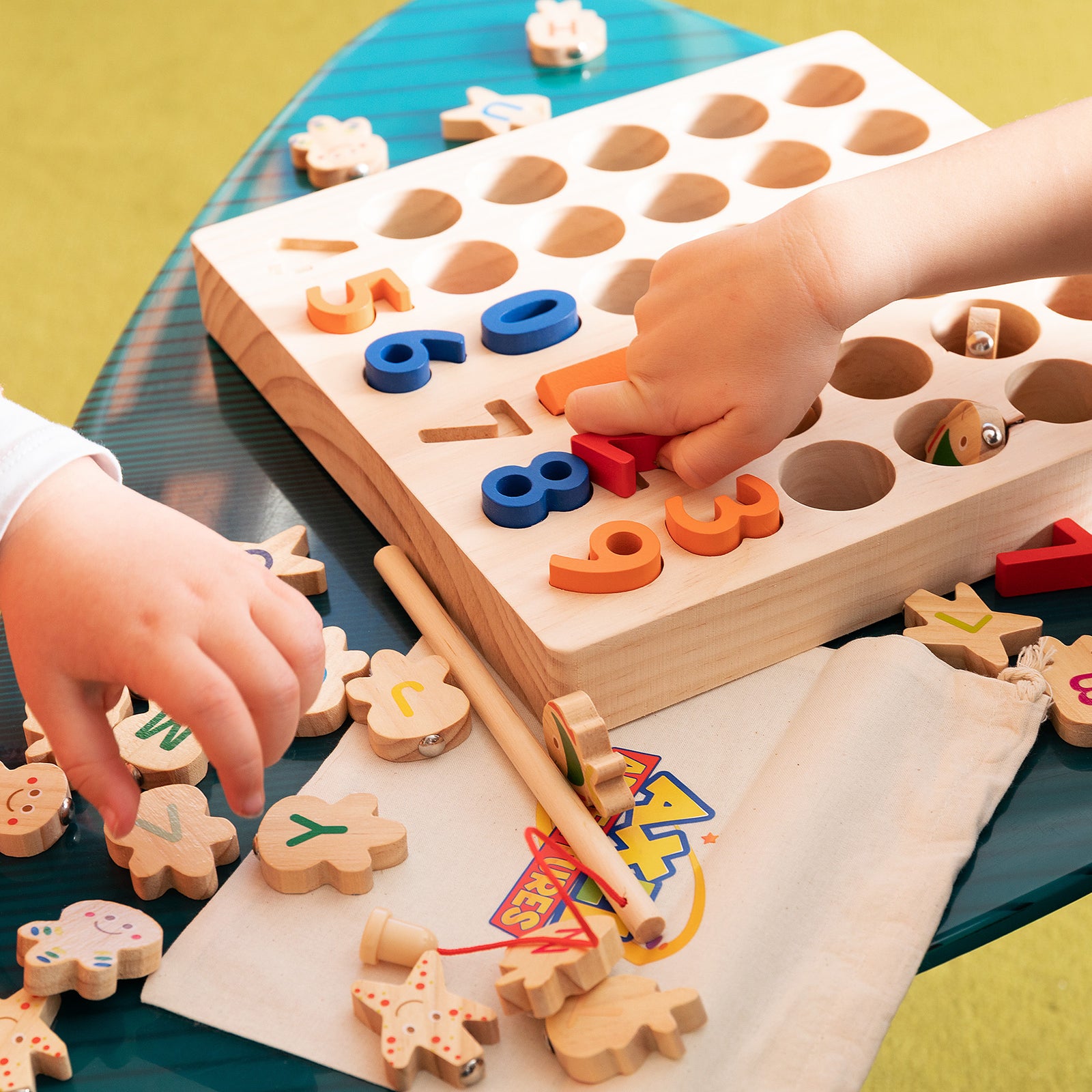 Magnetic Fishing Game, Preschool toy, Fishing Game
