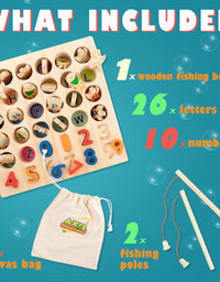 Magnetic Fishing Game, Preschool toy, Fishing Game
