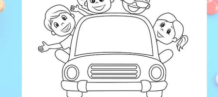 Travel Coloring Page - ADVENTURES