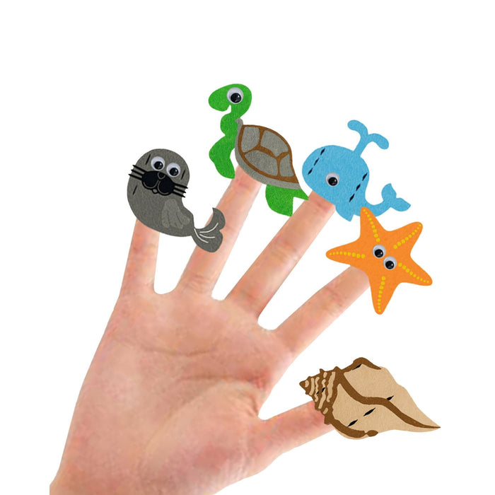 Kids Sewing Crafts for Kids , Easy Puppet Making Kit, Felt Crafts Childrens Simple Christmas Sewing Project