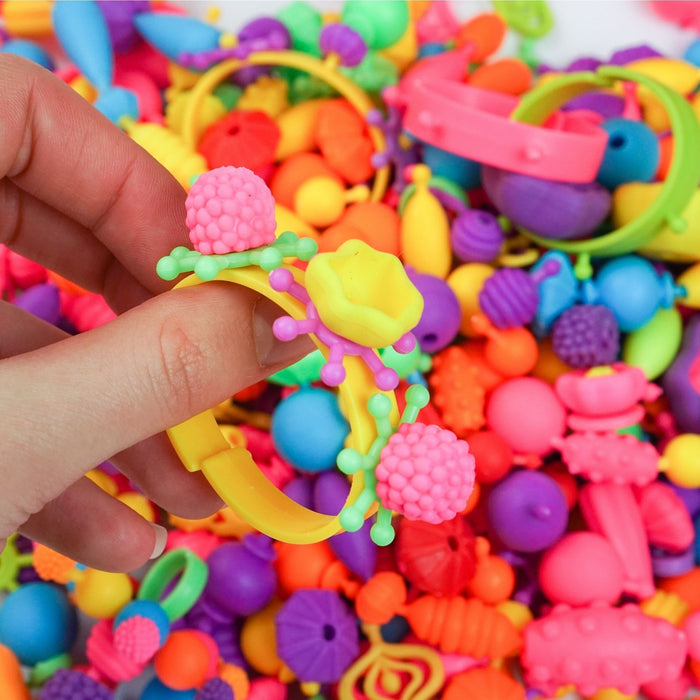 Pop Beads Jewelry Making Kit for Girls, Toy Jewelry