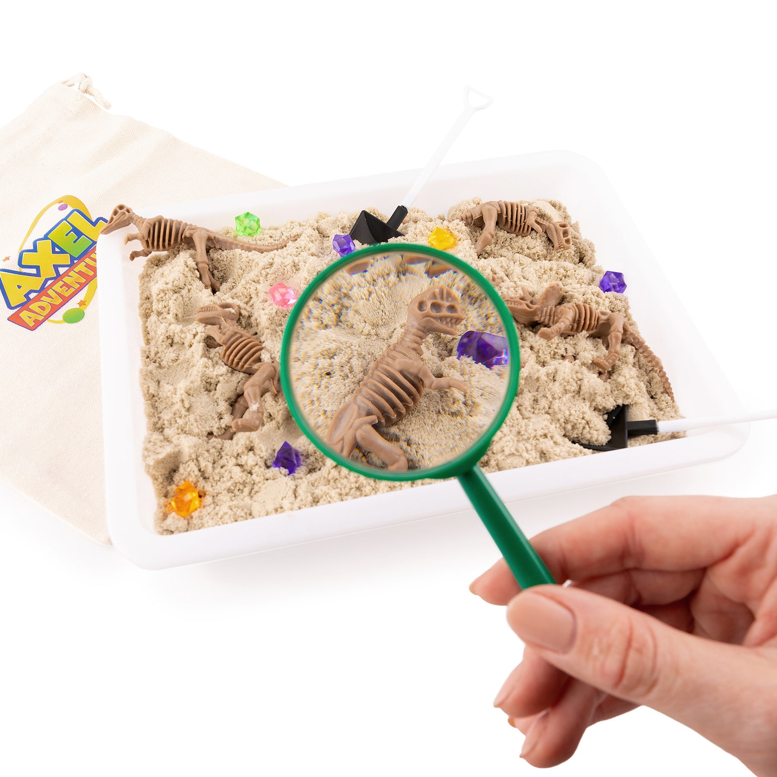 Dinosaur Sensory Bin, Dinosaur Toy for Preschoolers