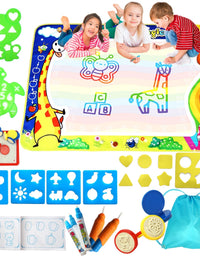 Water Doodle Mat for Toddlers, Preschooler Aqua Drawing Mat
