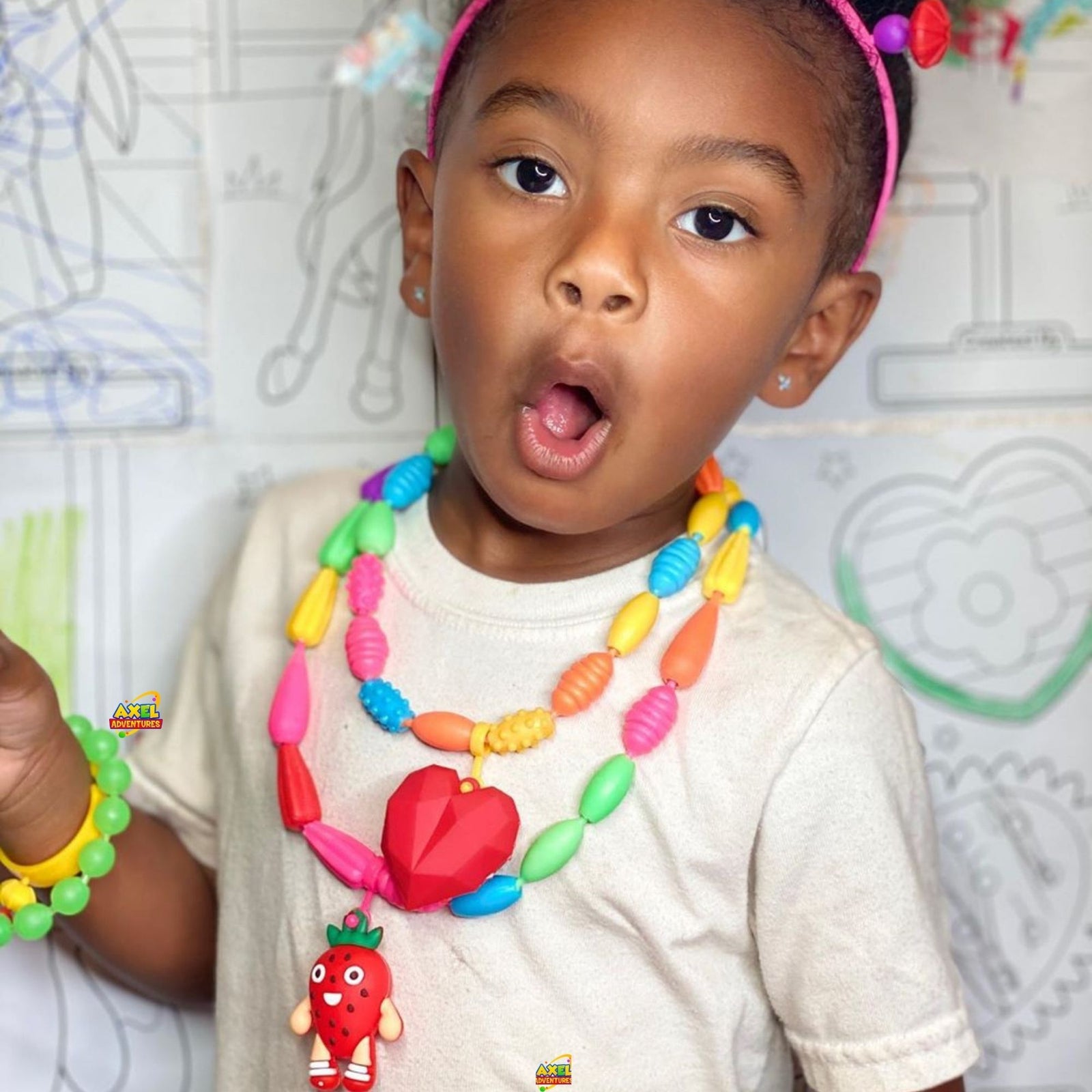 Pop Beads Toys for Girls - Frozen DIY Toddler Jewelry Bracelet Necklace  купить от 2681 рублей в интернет-магазине MALL