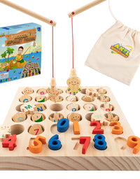 Magnetic Fishing Game, Preschool toy, Fishing Game
