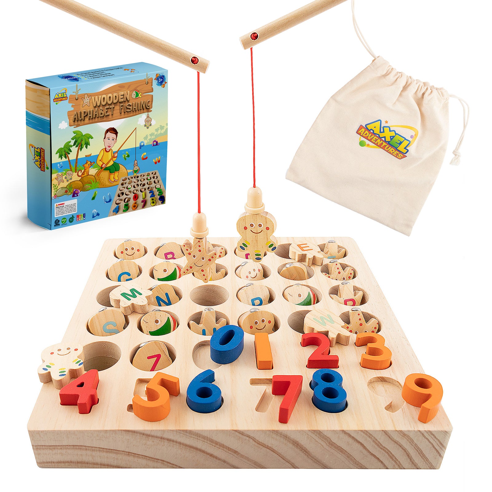 Magnetic Fishing Game, Preschool toy, Fishing Game