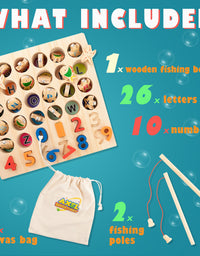 Magnetic Fishing Game, Preschool toy, Fishing Game
