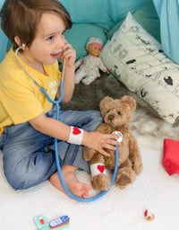 Montessori Wooden Doctor kit for Kids, Medical Play Set

